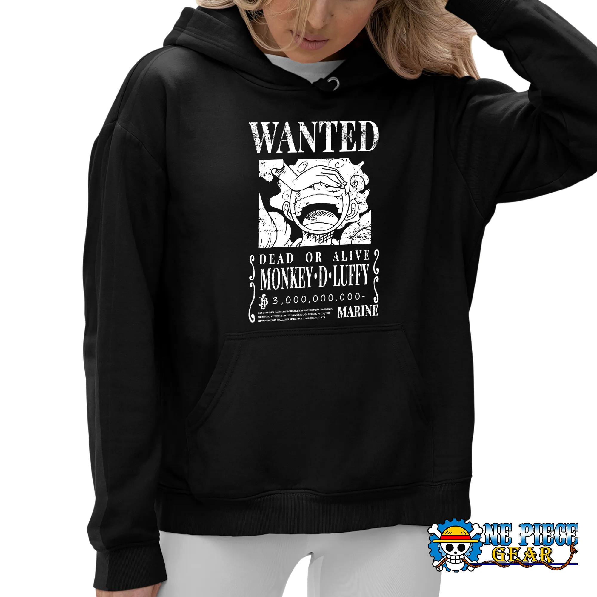 Monkey D Luffy Wanted Poster Gear 5 Hoodie