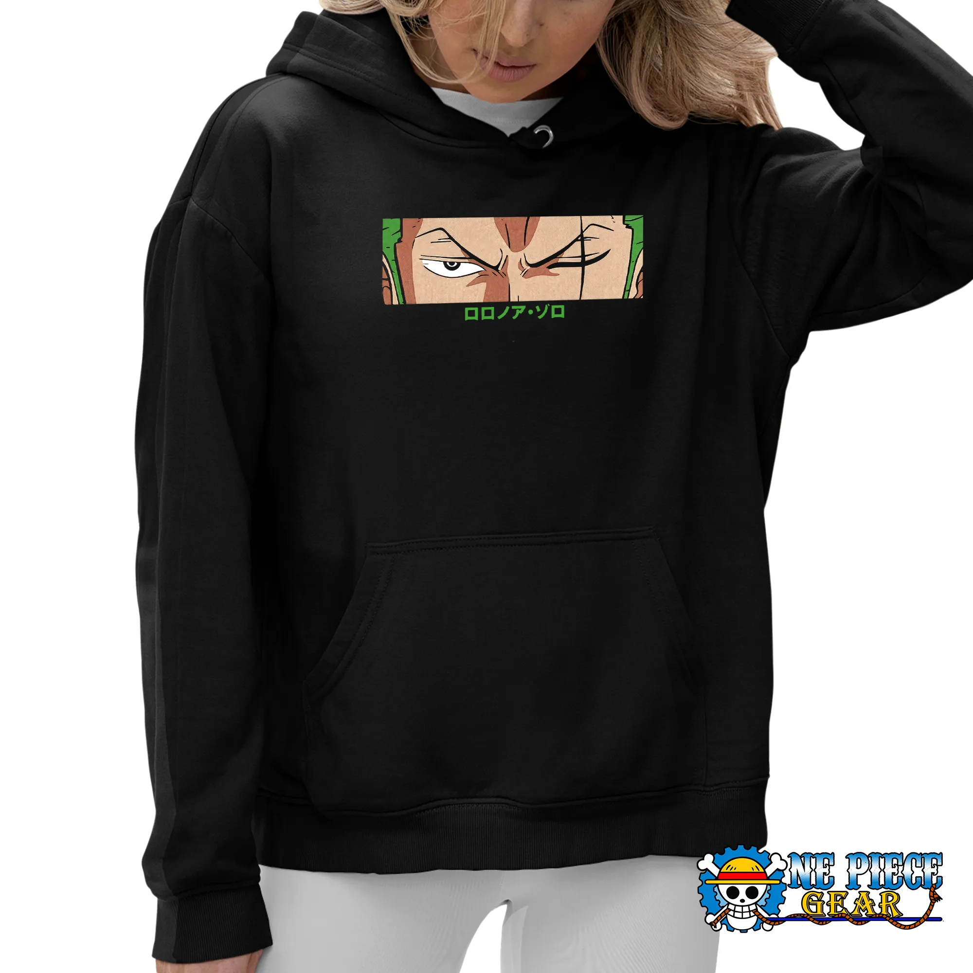 Roronoa Zoro Focused Eyes Hoodie